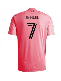 Billige Inter Miami Rodrigo De Paul #7 Hjemmedrakt 2025-26 Kortermet